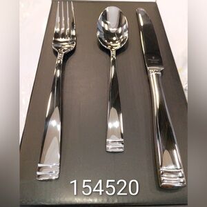 Waterford CONOVER STAINLESS 65-PIECE FLATWARE SET, NEW IN BOX